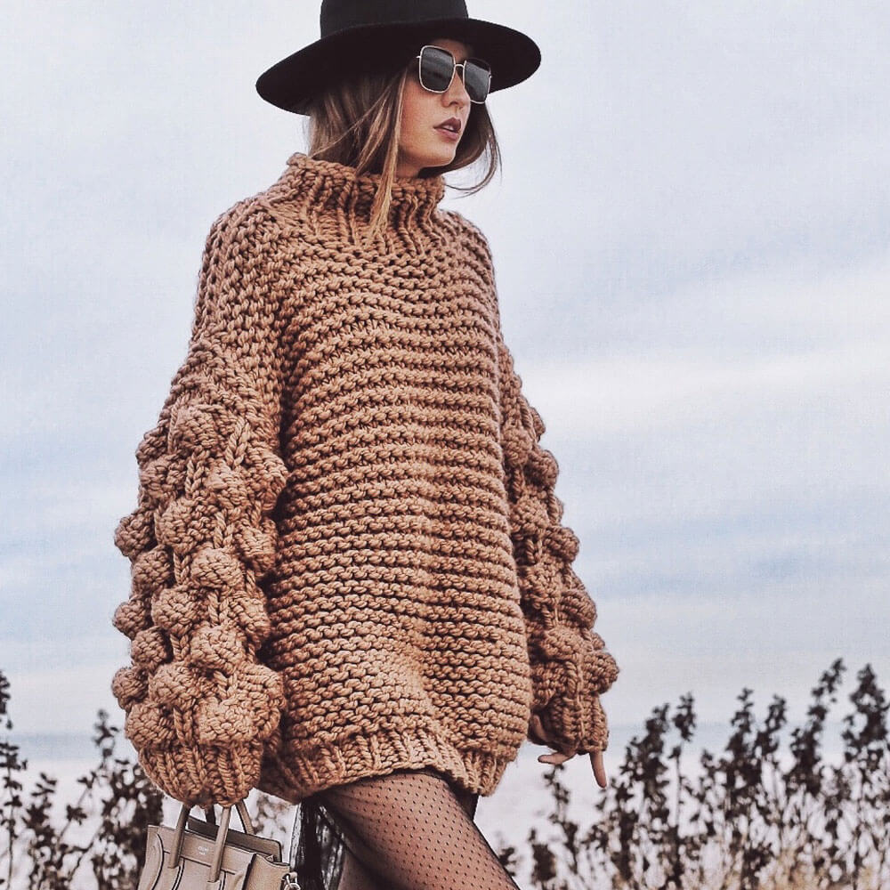 Oversized popcorn sweater best sale