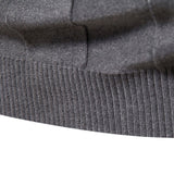 Casual Chunky Ribbed Knit Long Sleeve Winter Men Turtleneck Sweater