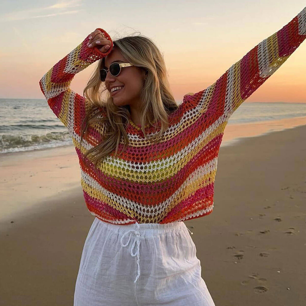 Oversized beach sweater best sale